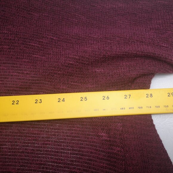 American Eagle Outfitters Ladies Size XL Burgundy Lightweight Open Cardigan - Picture 9 of 11